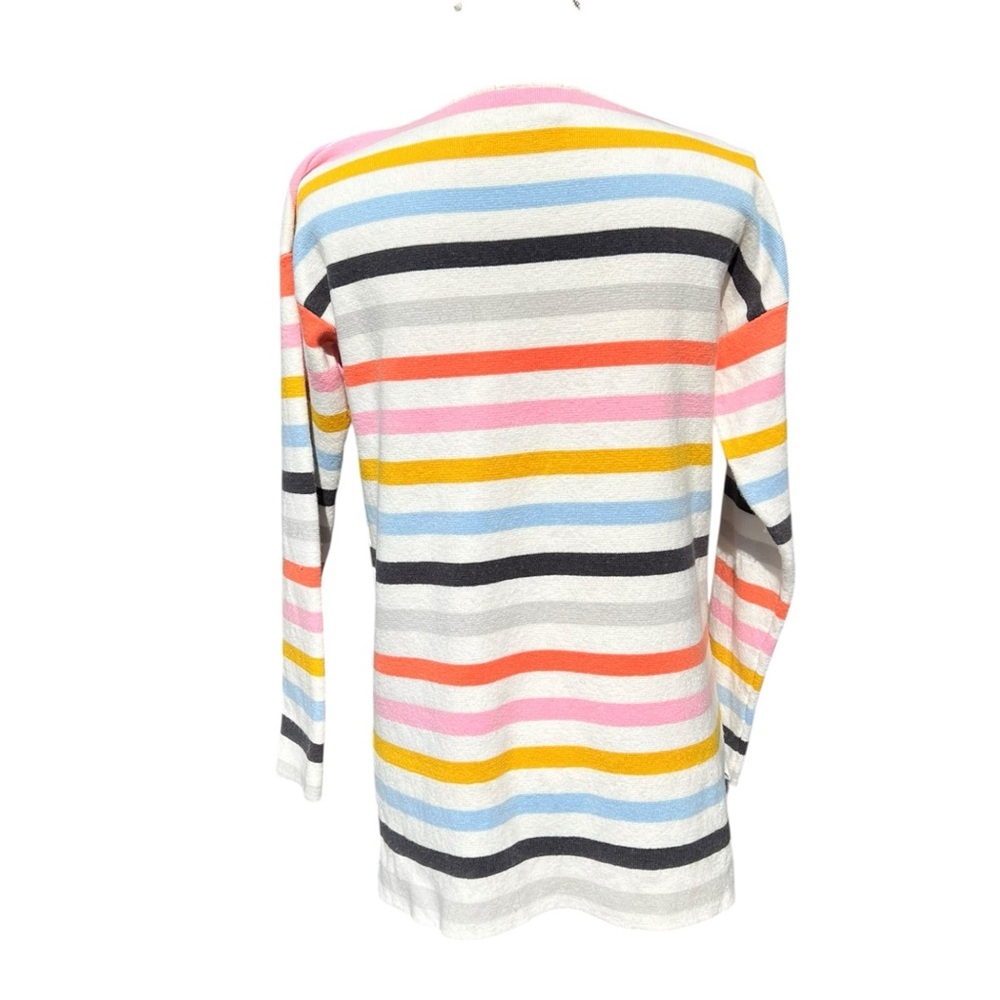 🌻Joules Uma Multicolor Stripe Cotton Wool Blend Knit Pullover Sweater Size 6 - Picture 7 of 10